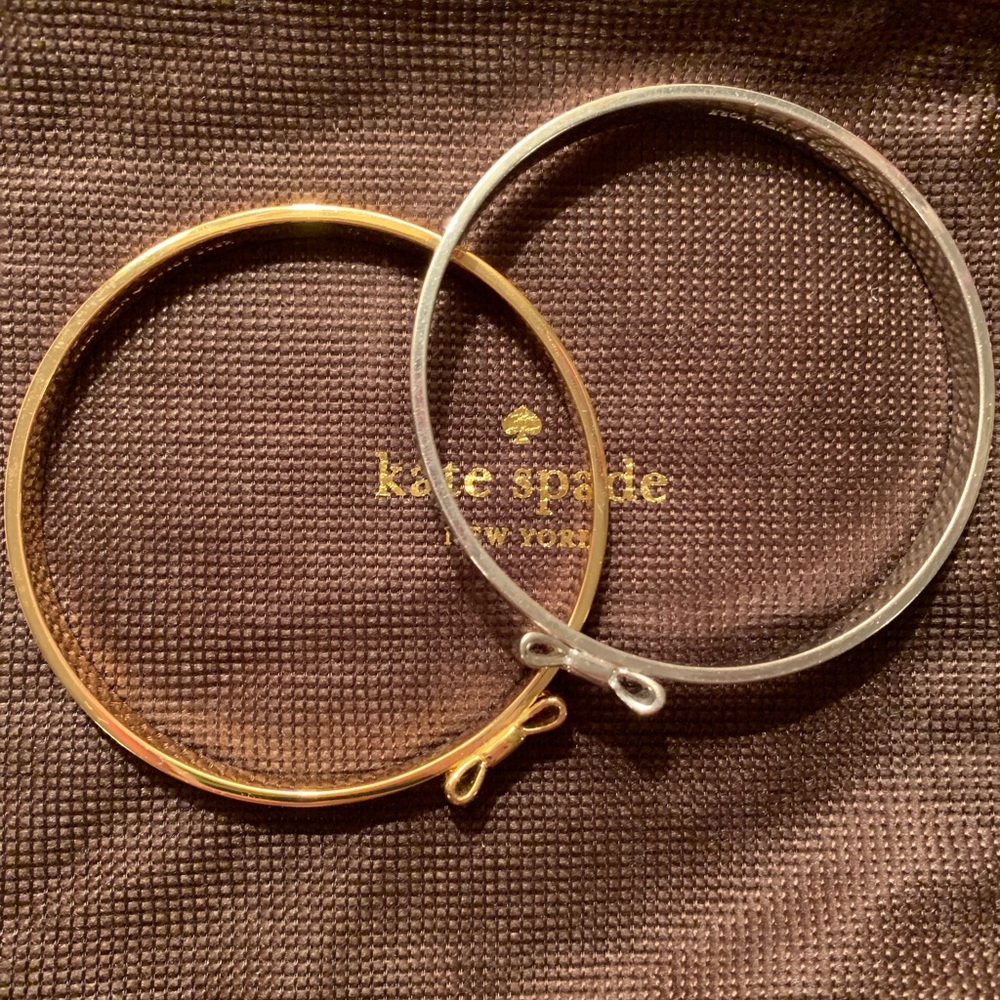 Set of Kate Spade bow bracelets